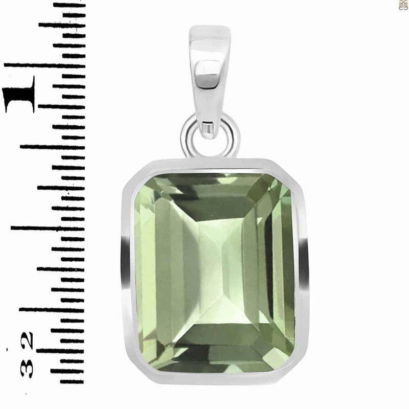 Green Amethyst Pendant GRA-RDP-461.