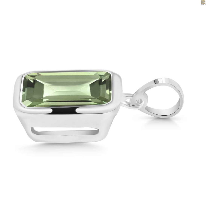 Green Amethyst Pendant