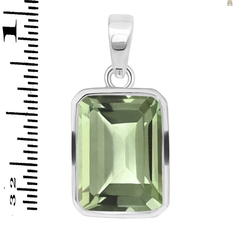 Green Amethyst Pendant GRA-RDP-465.
