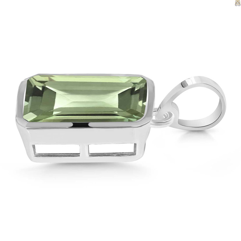 Green Amethyst Pendant