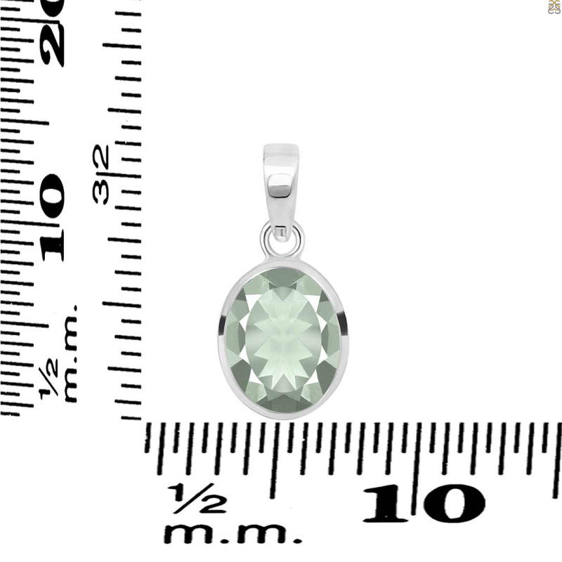 Green Amethyst Pendant GRA-RDP-466.