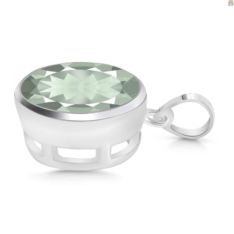 Green Amethyst Pendant