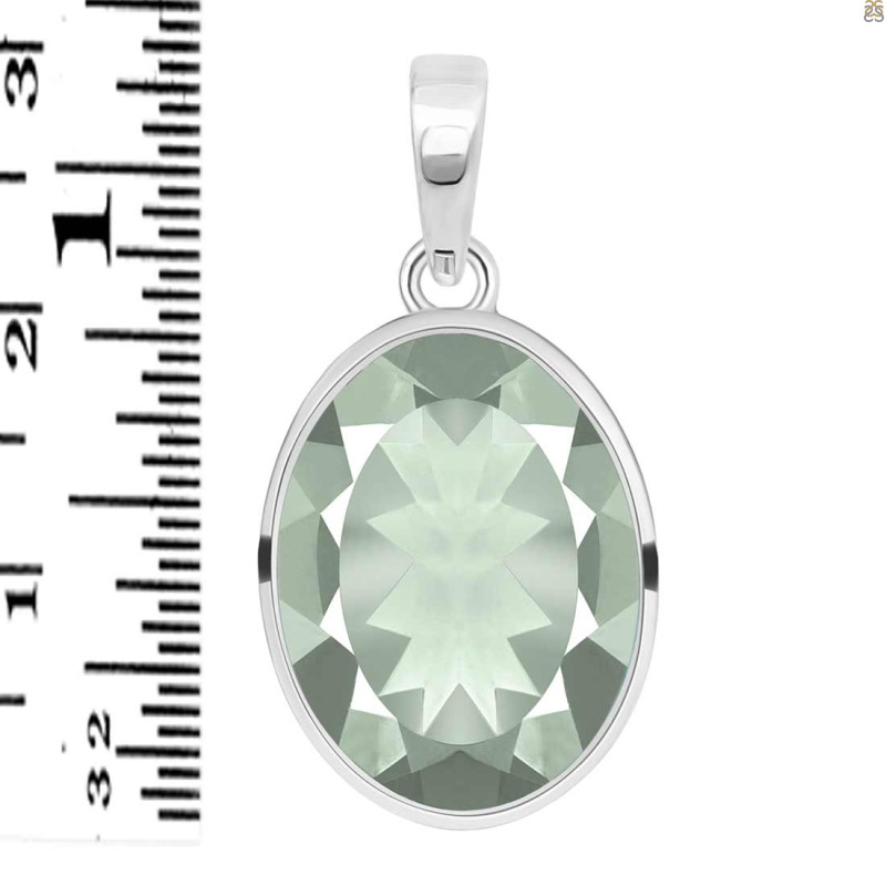 Green Amethyst Pendant GRA-RDP-467.