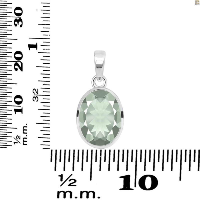 Green Amethyst Pendant GRA-RDP-471.