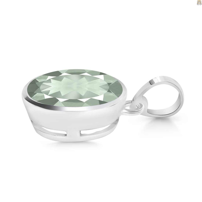 Green Amethyst Pendant