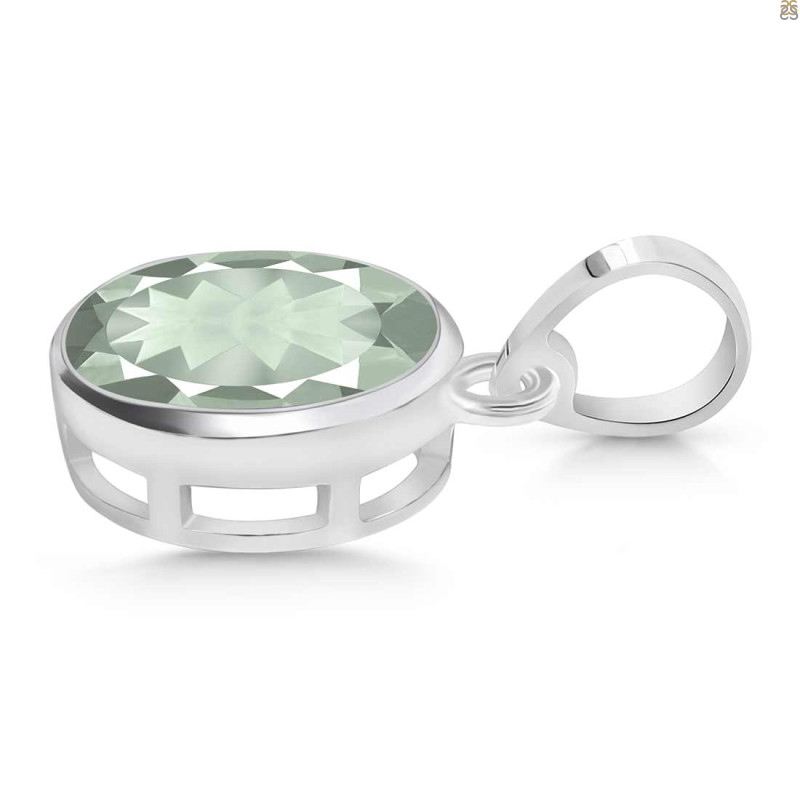 Green Amethyst Pendant