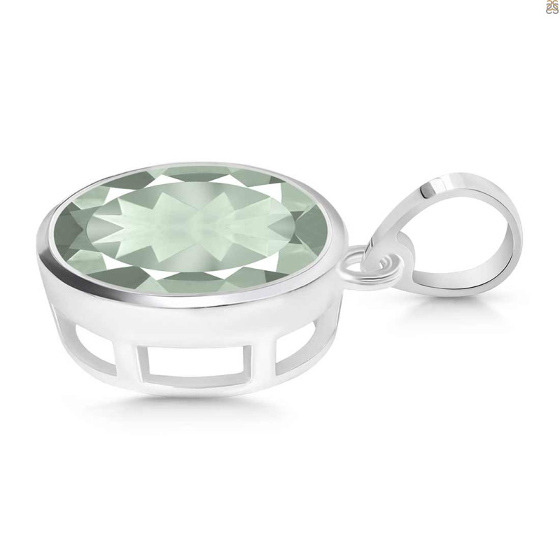 Green Amethyst Pendant