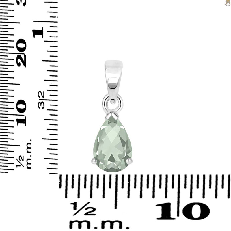 Green Amethyst Pendant GRA-RDP-757.