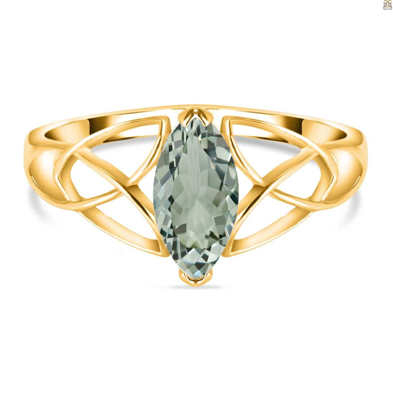 Green Amethyst Ring GRA-RDR-13.
