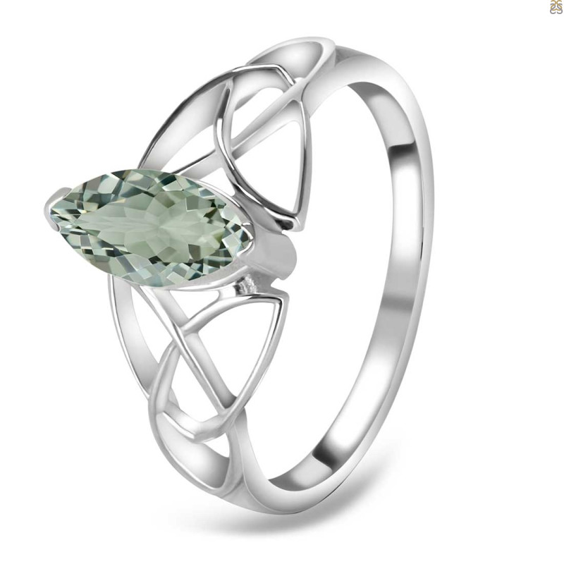 Green Amethyst Ring