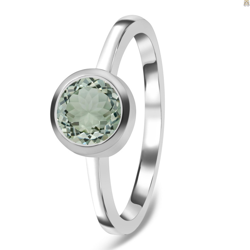 Green Amethyst Ring