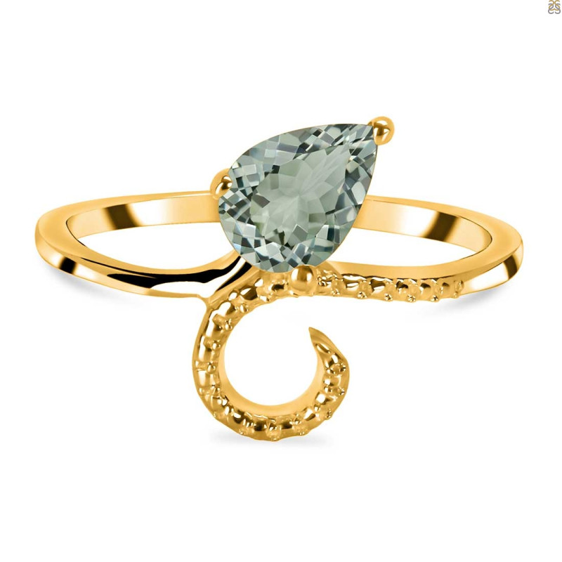 Green Amethyst Ring GRA-RDR-3.