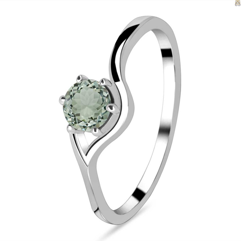 Green Amethyst Ring