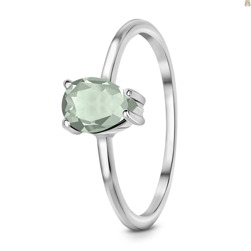 Green Amethyst Ring