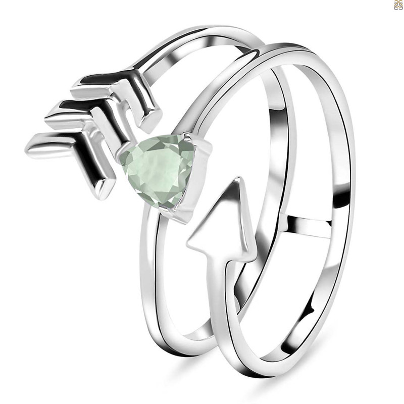 Green Amethyst Ring
