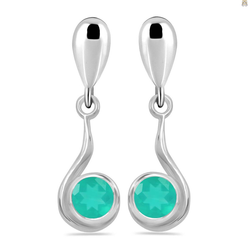 Green Onyx Earring GRO-RDE-18.
