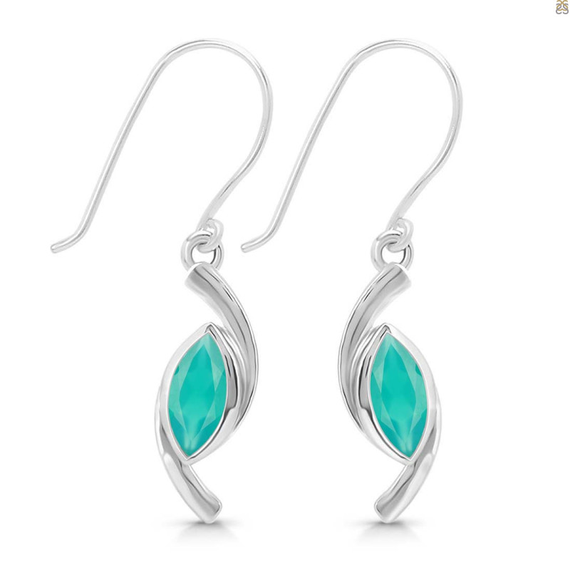 Green Onyx Earring