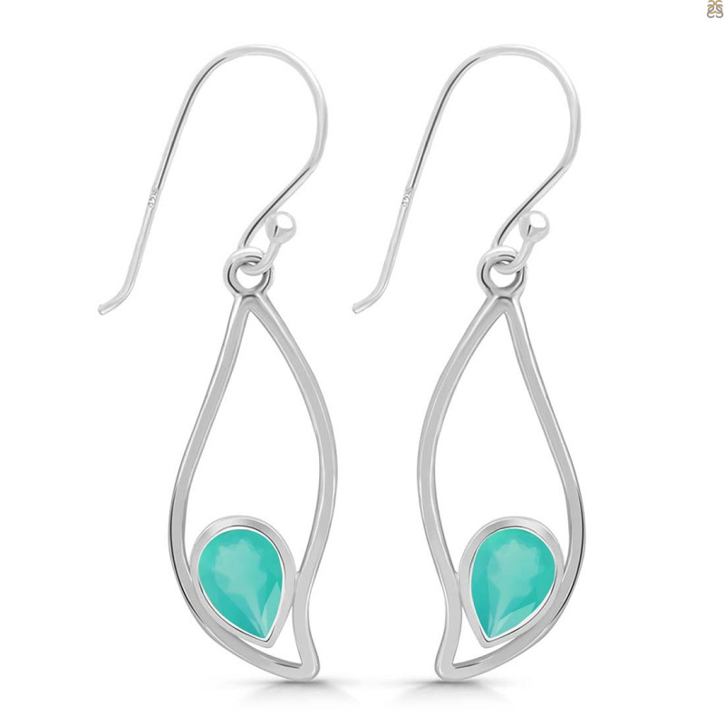 Green Onyx Earring  GRO-RDE-263.