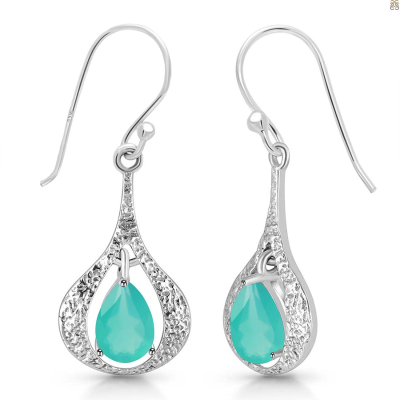 Green Onyx Earring