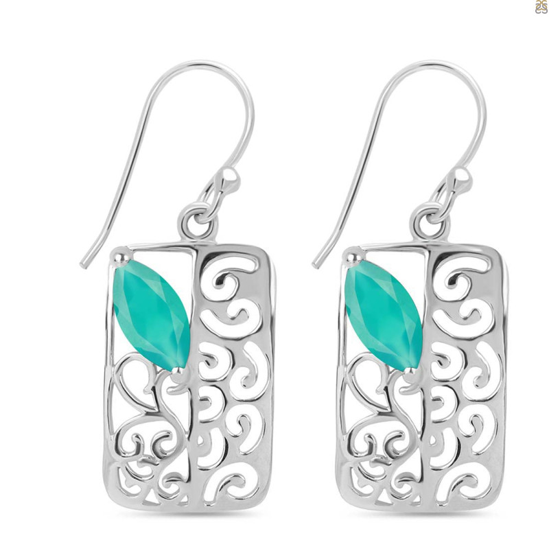 Green Onyx Earring GRO-RDE-47.