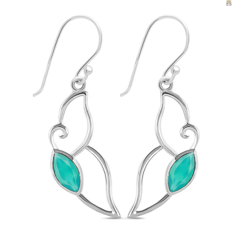 Green Onyx Earring