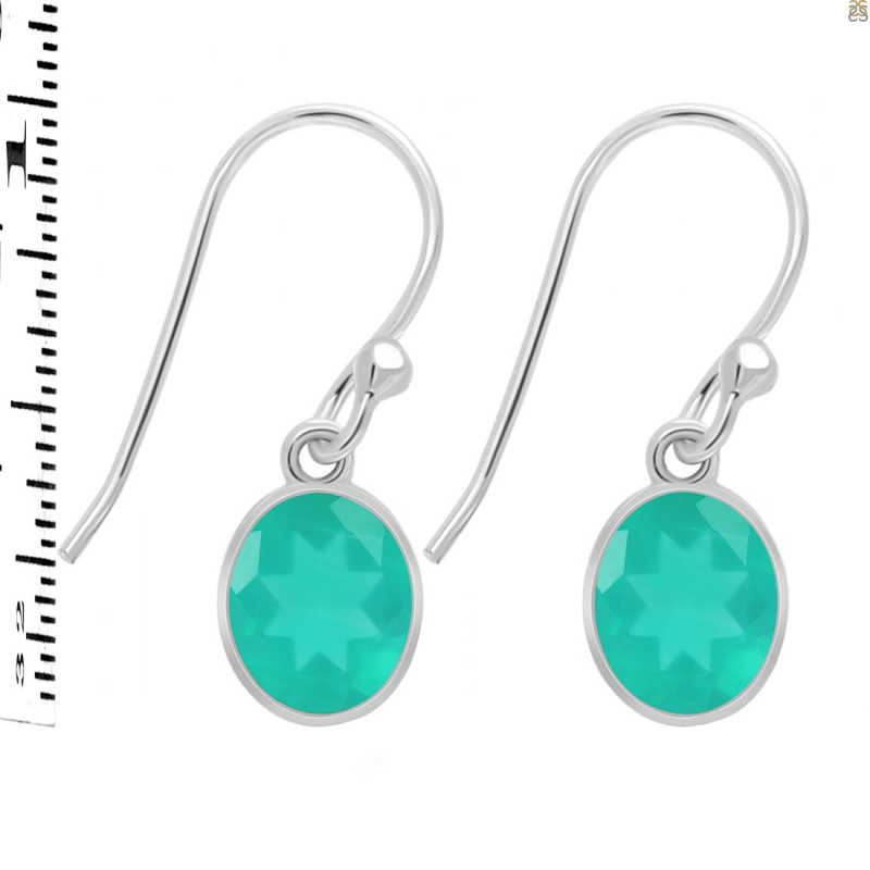 Green Onyx Earring GRO-RDE-547.