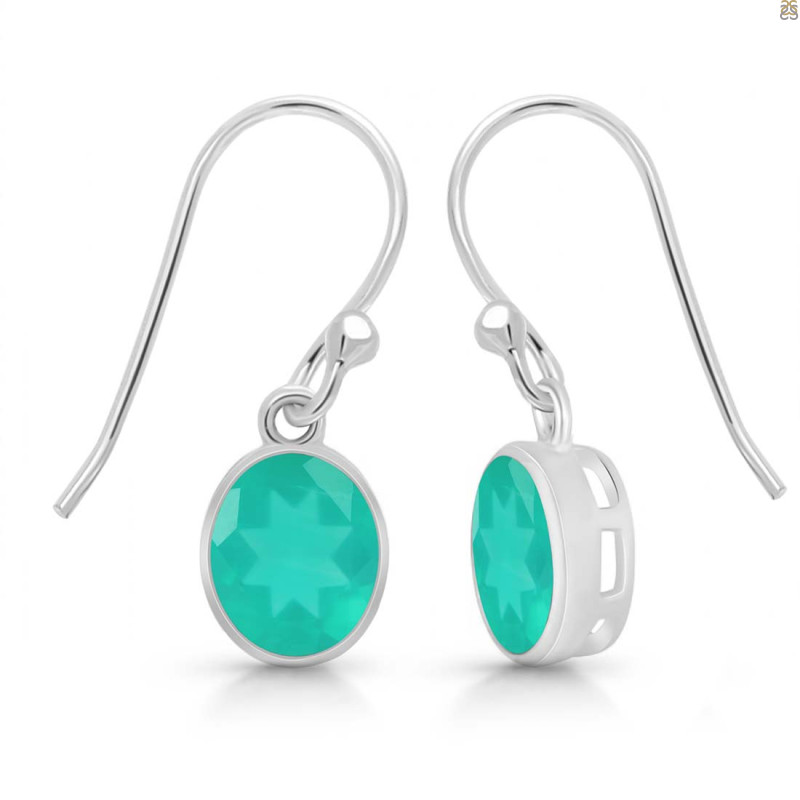 Green Onyx Earring
