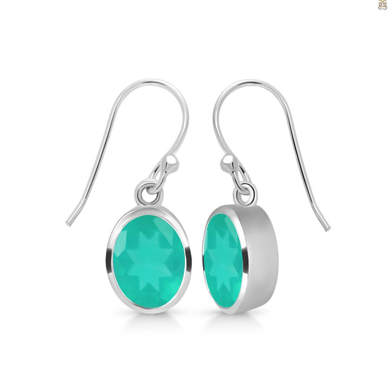 Green Onyx Earring