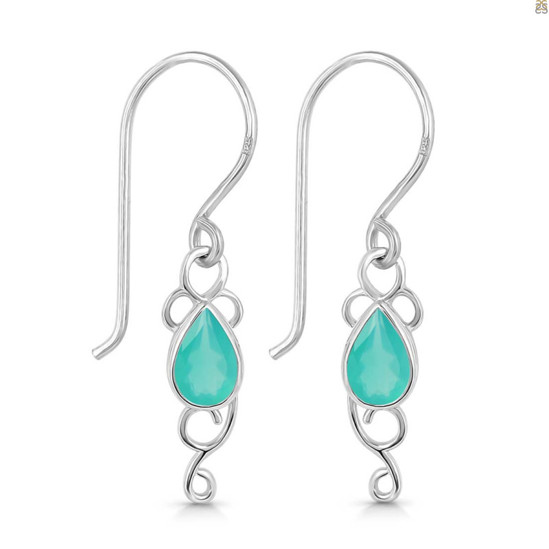Green Onyx Earring