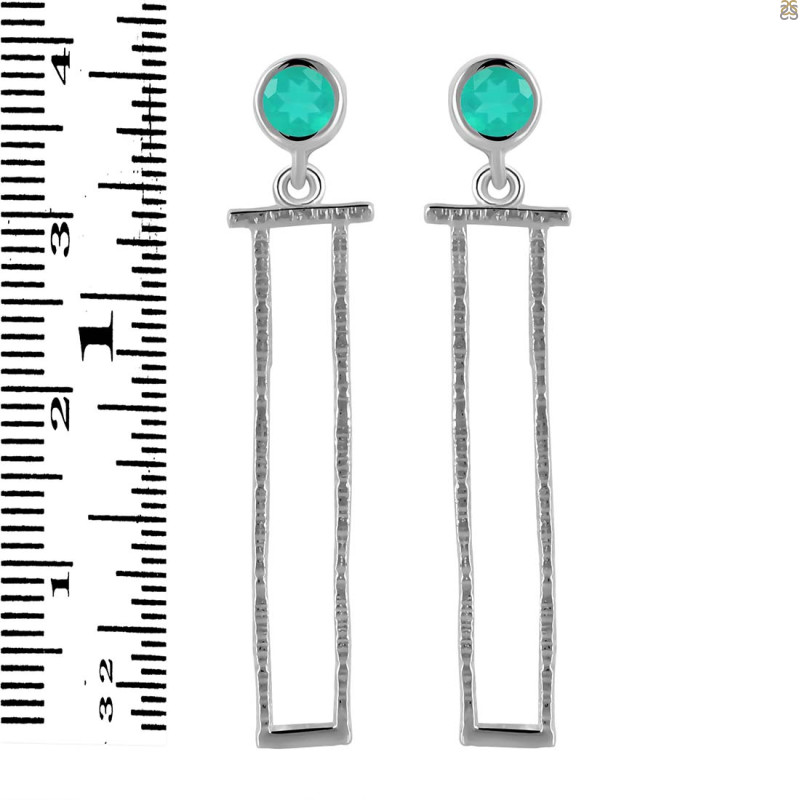 Green Onyx Earring GRO-RDE-614.