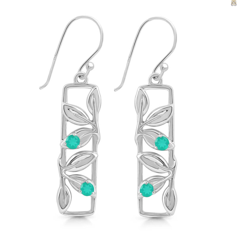 Green Onyx Earring