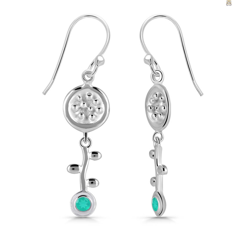 Green Onyx Earring