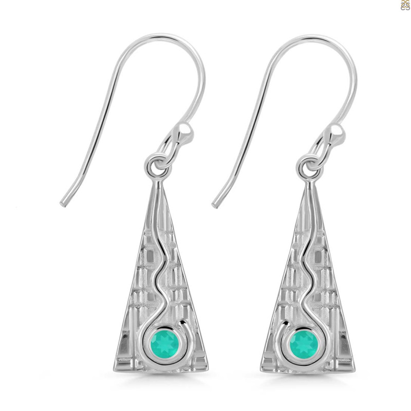 Green Onyx Earring GRO-RDE-647.