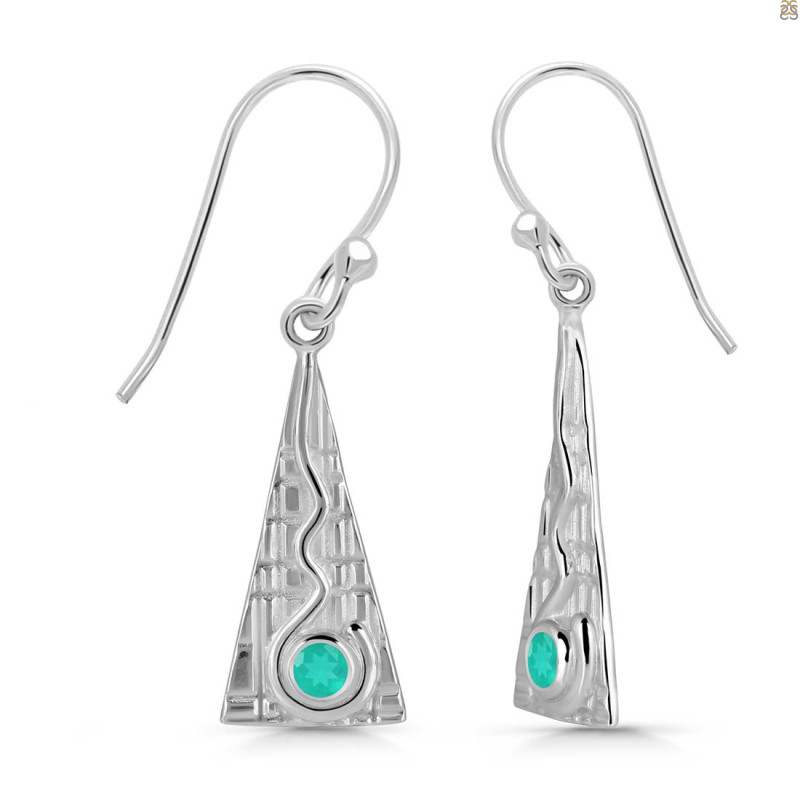 Green Onyx Earring GRO-RDE-647.
