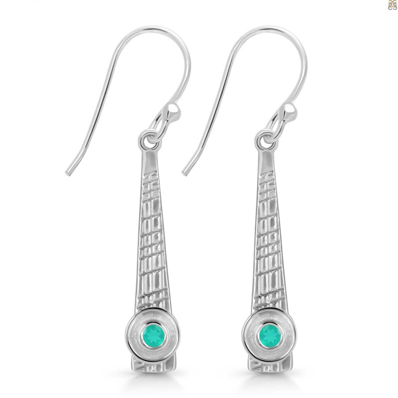 Green Onyx Earring GRO-RDE-650.