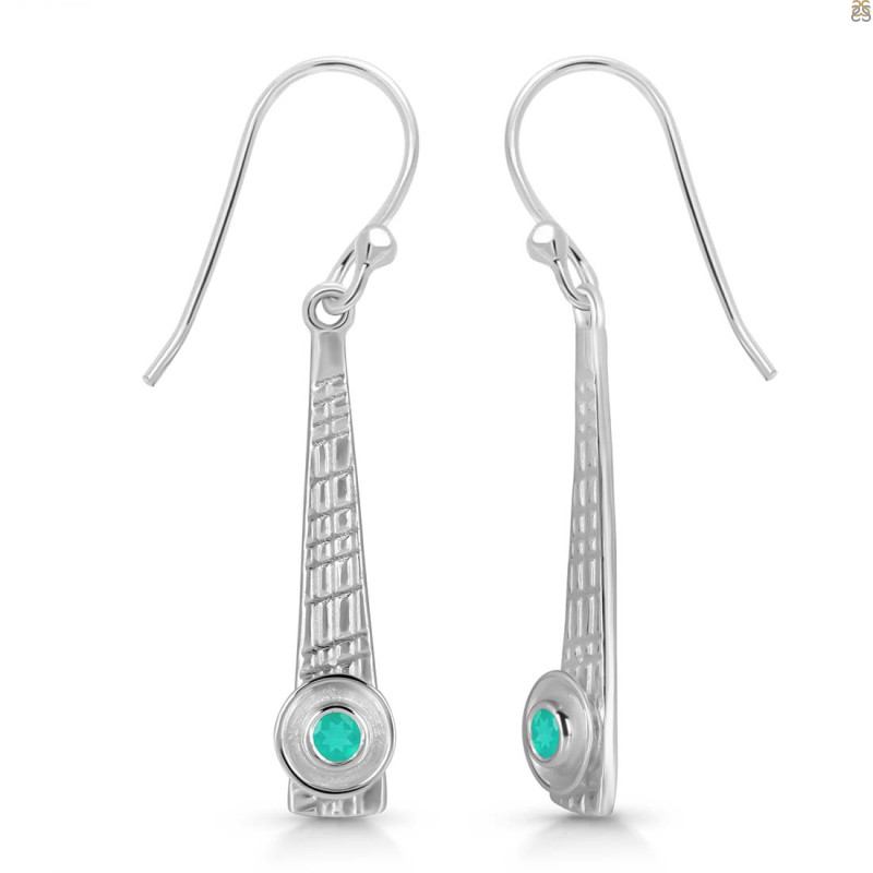 Green Onyx Earring