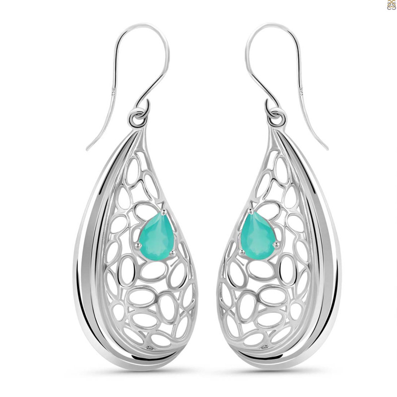 Green Onyx Earring