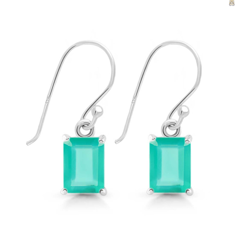Green Onyx Earring GRO-RDE-675.
