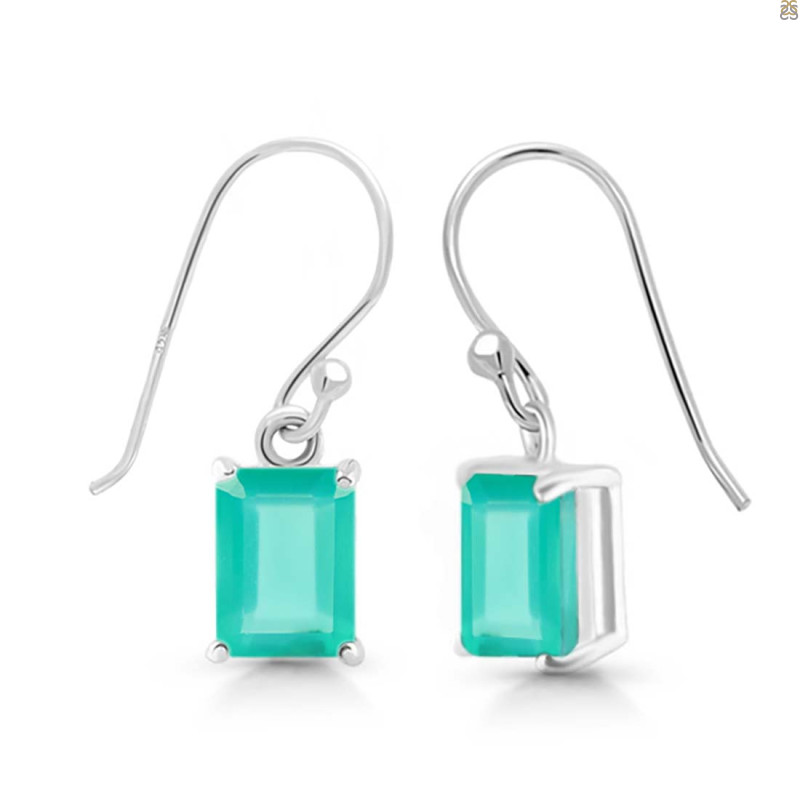 Green Onyx Earring