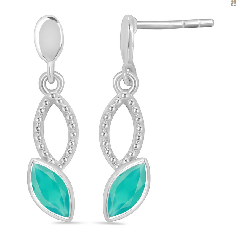 Green Onyx Earring