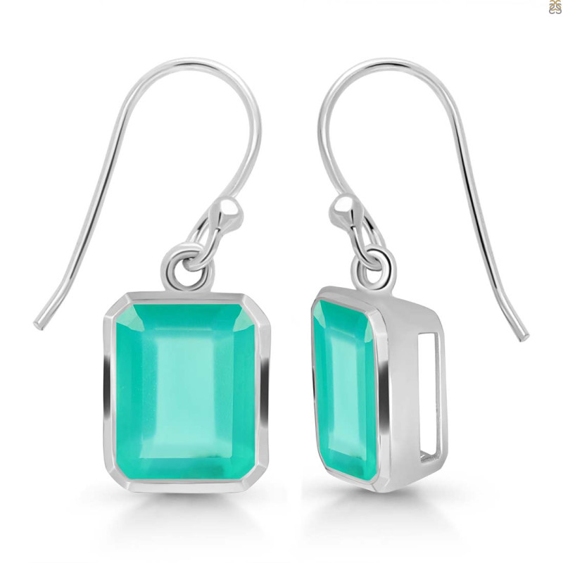 Green Onyx Earring