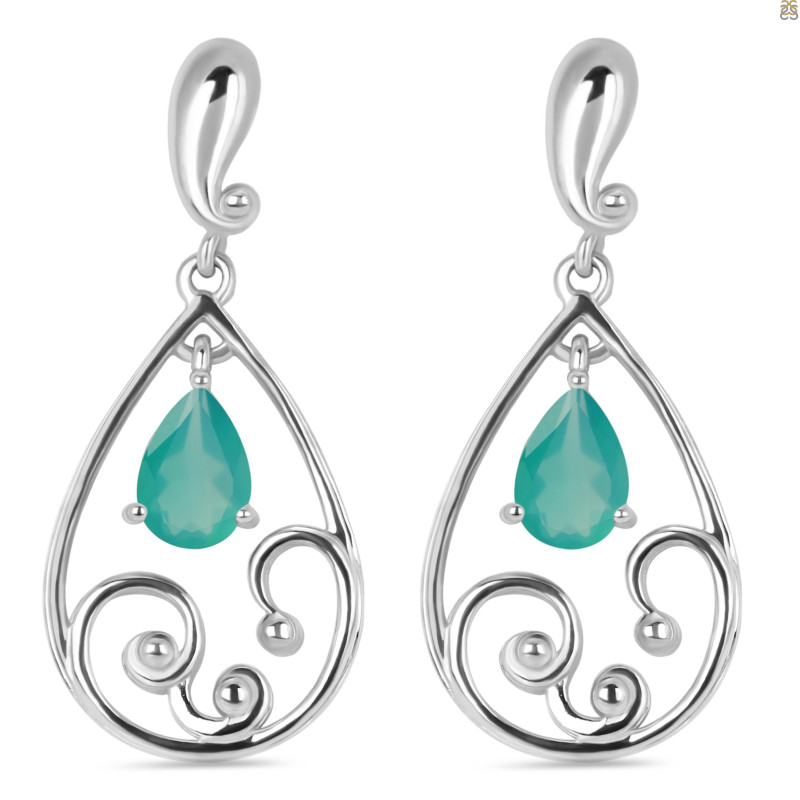 Green Onyx Earring GRO-RDE-76.
