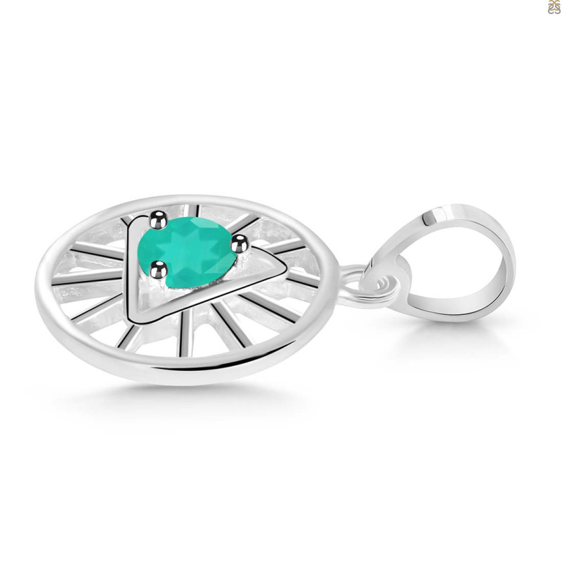 Green Onyx Illuminati Pendant GRO-RDEP-881.