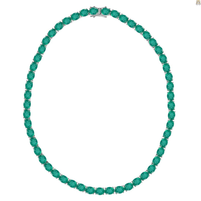 Green Onyx Necklace GRO-RDN-106.