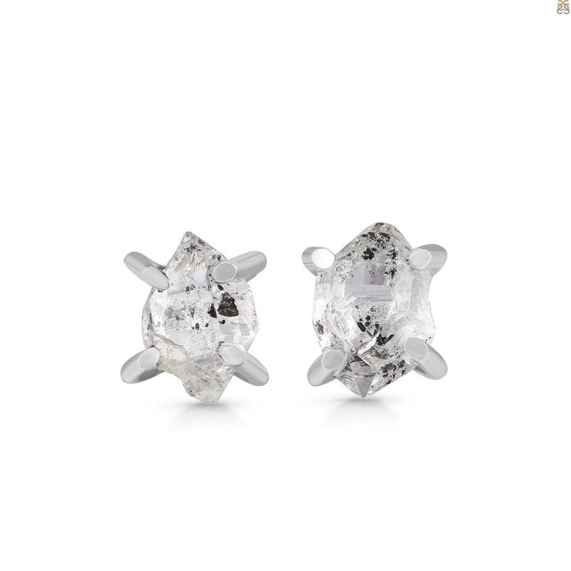 Herkimer Diamond Stud Earring HKD-RDE-1119.