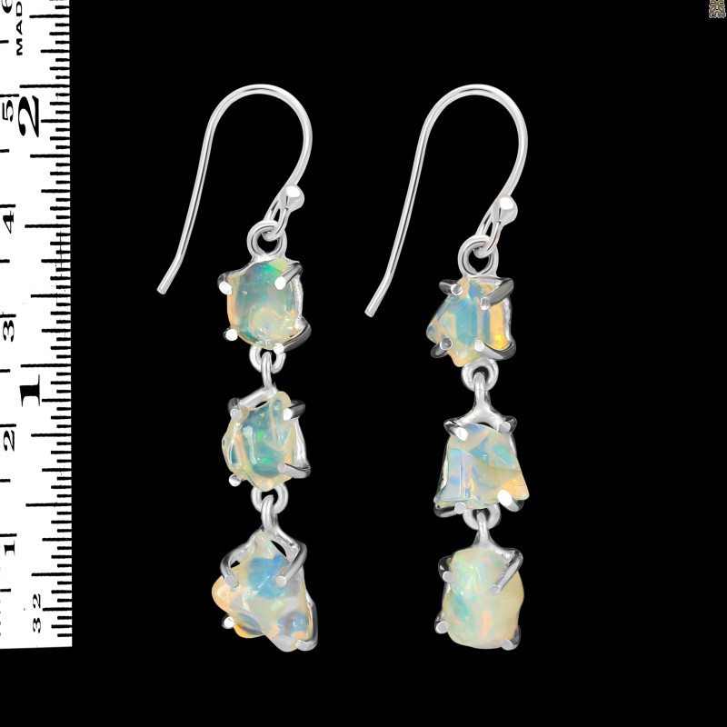 Opal Polished Nugget Earring-2E