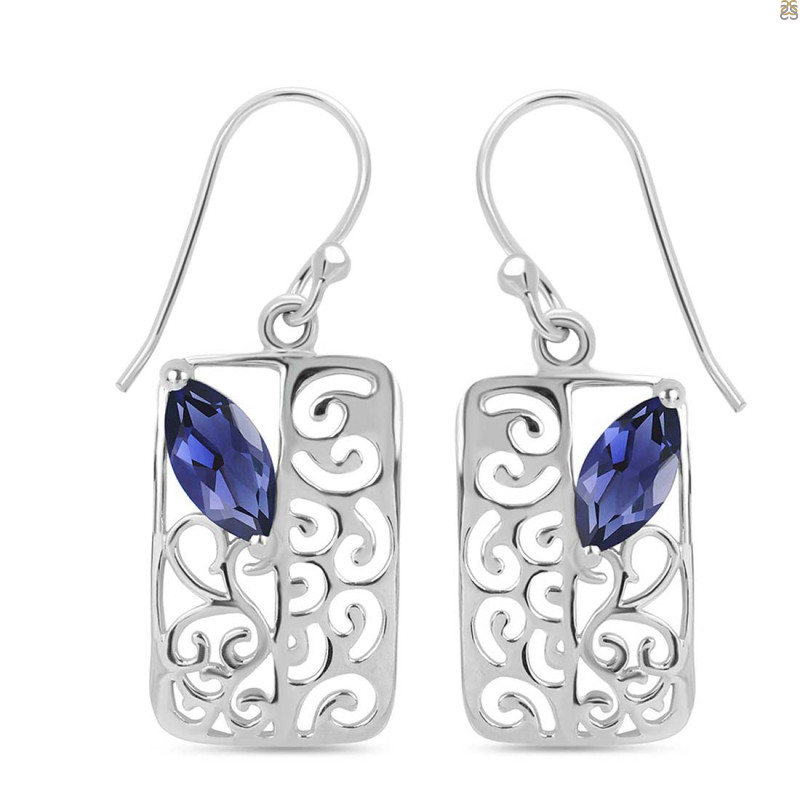 Iolite Earring