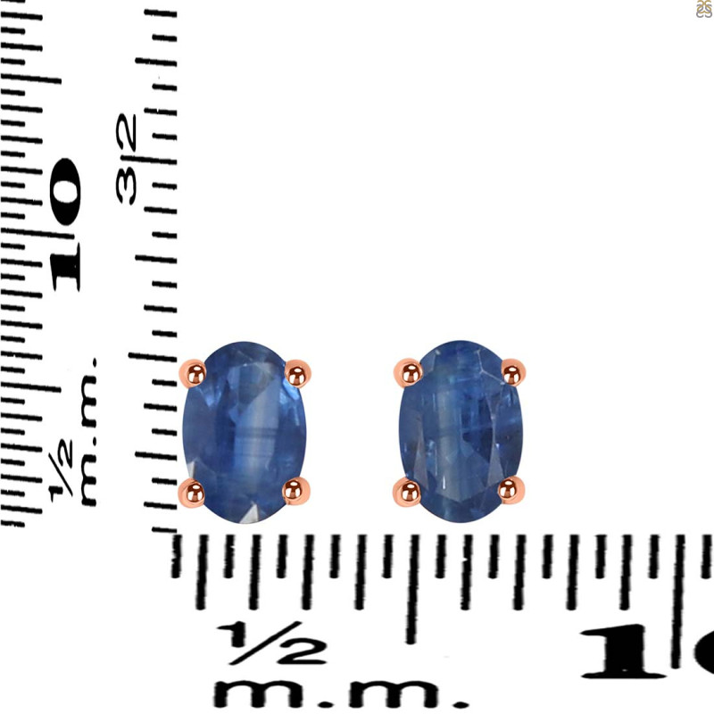 Kyanite Stud Earring KYN-RDE-1154.
