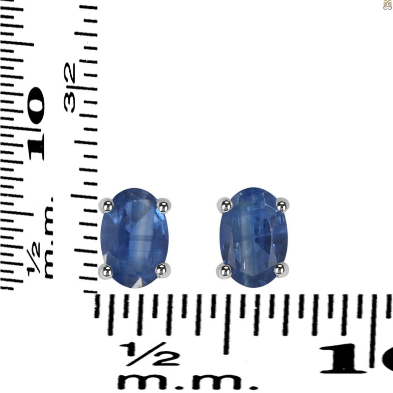 Kyanite Stud Earring KYN-RDE-1154.