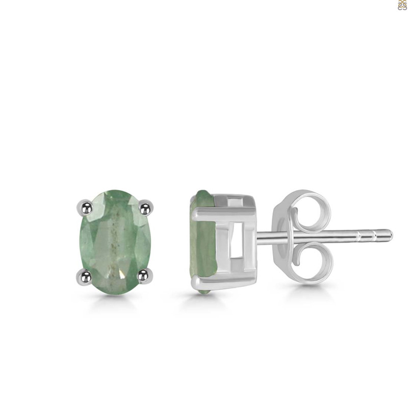 Kyanite (Green) Stud Earring